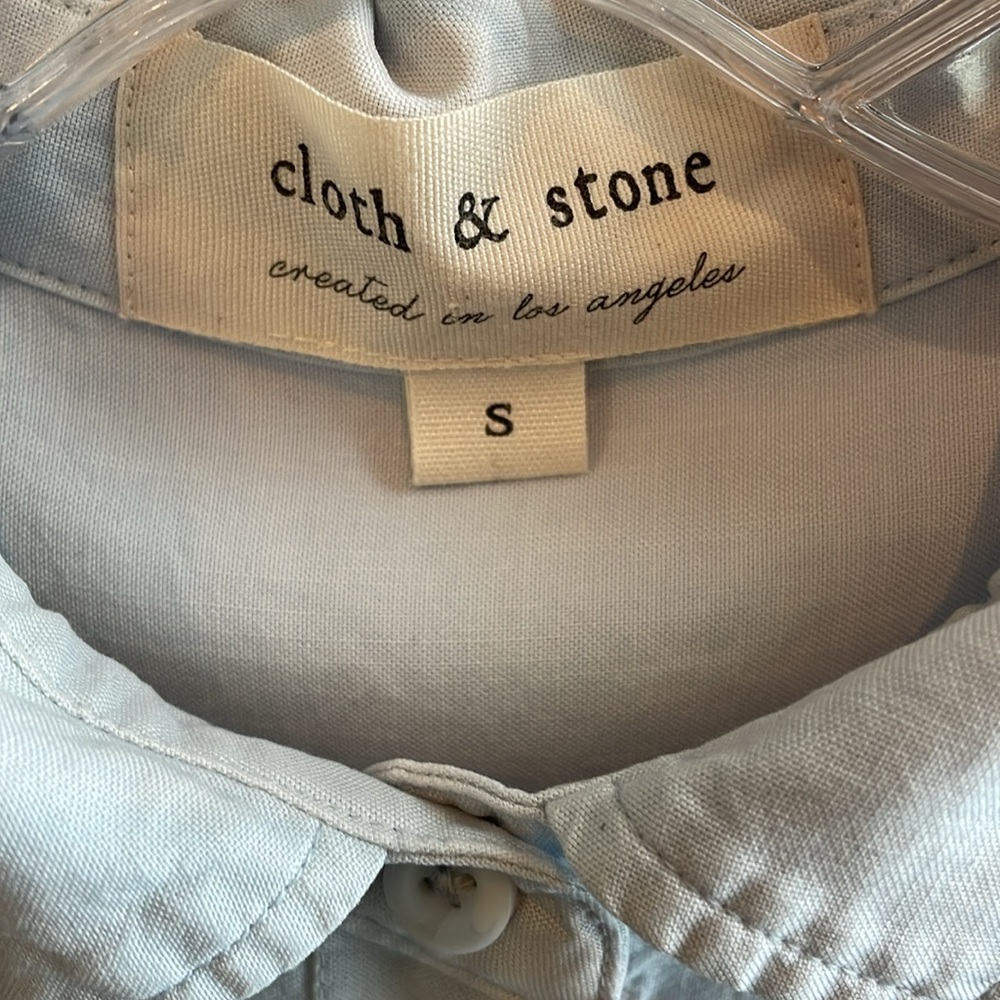 Cloth & Stone denim button down - Picture 3 of 5